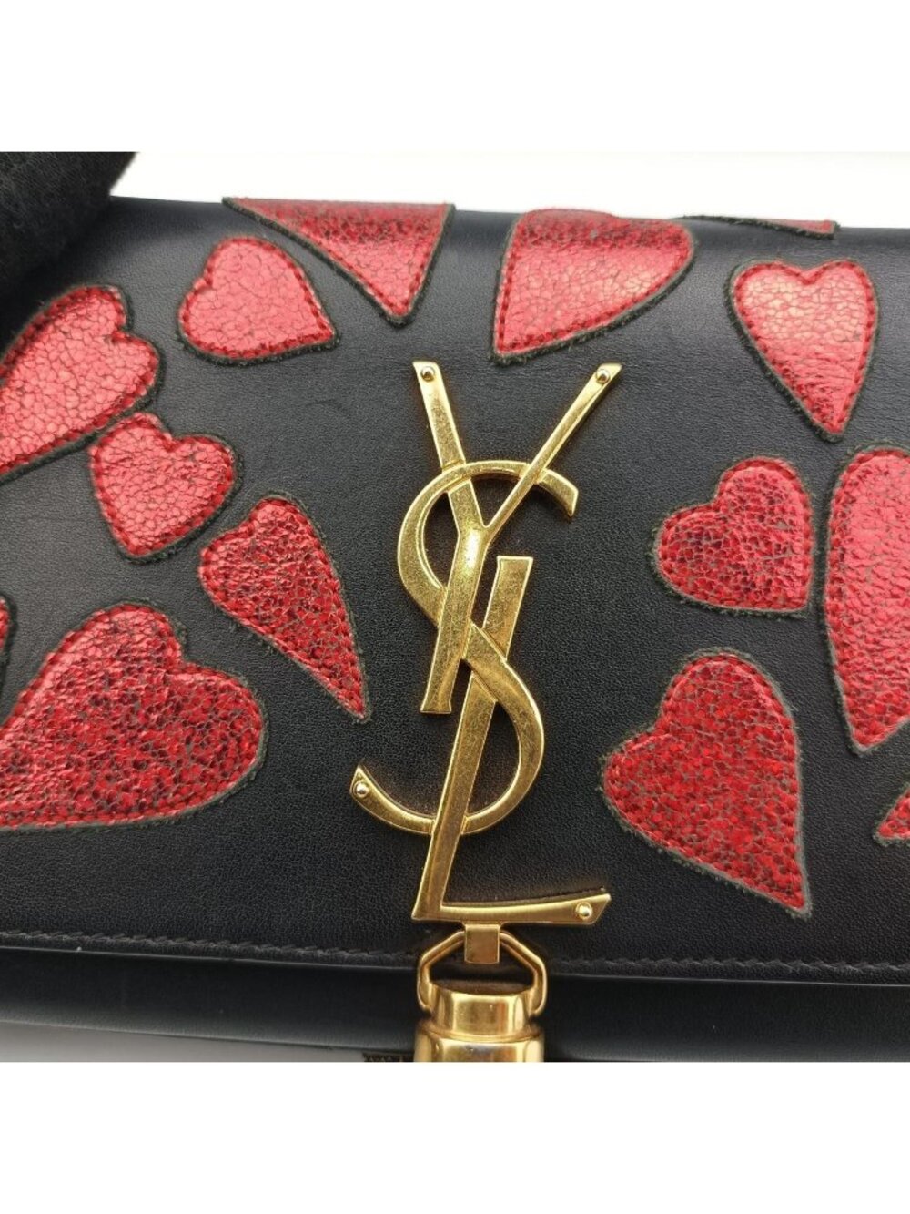 ★SOLD★ Saint Laurent Yves Kate Black Leather Messenger Bag - Picture 15 of 15